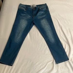 Denim Stretch Pants